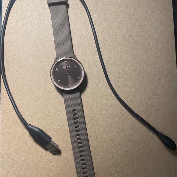 Garmin vivomove Sport Hybrid Smartwatch Cocoa - Picture 4 of 5